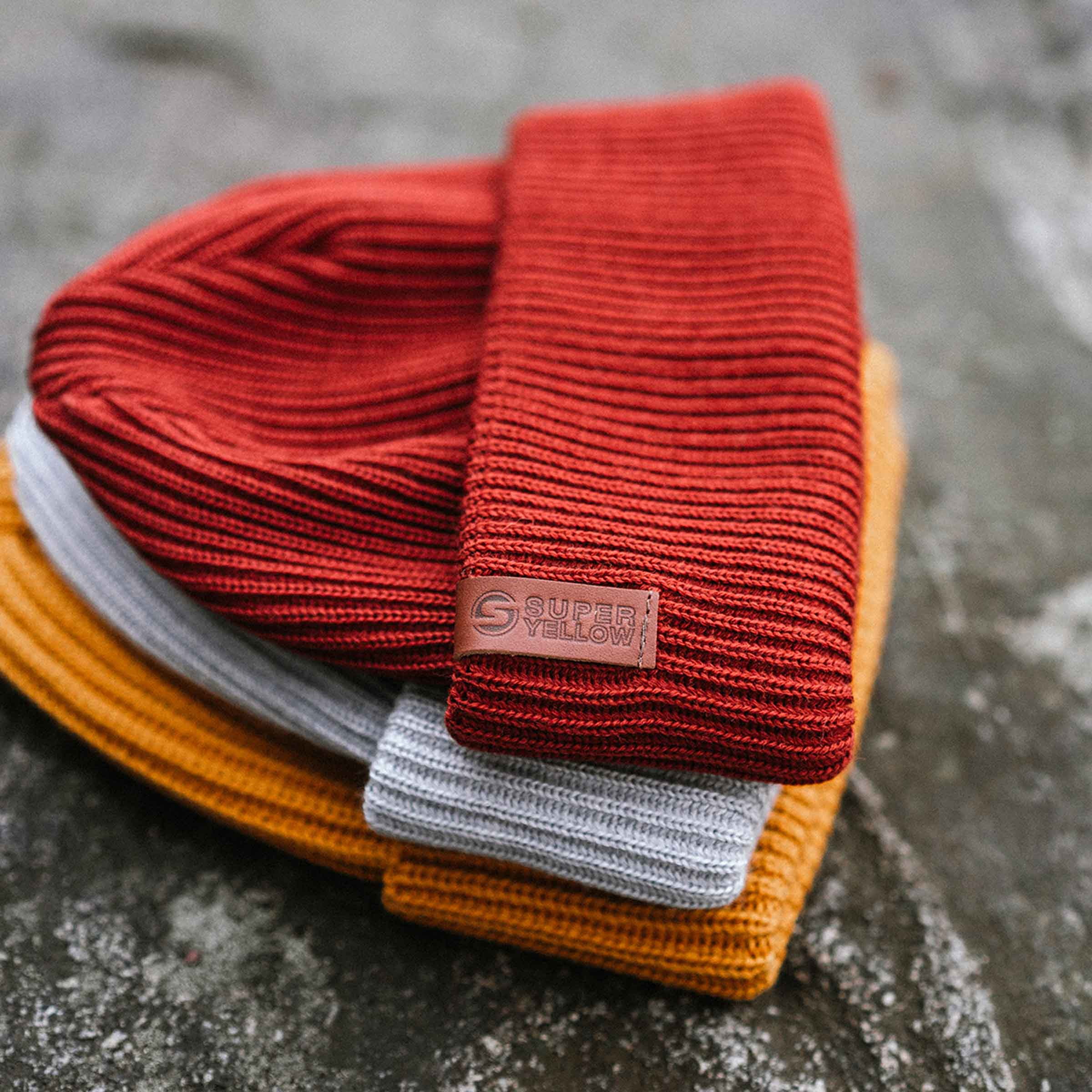 Classic merino wool beanie collection