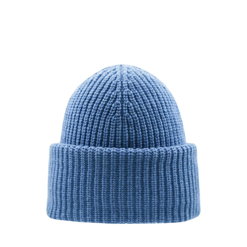 Aida merino wool beanie cornflower blue