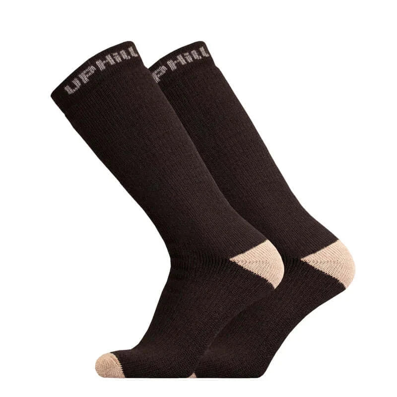 Arctic tactical extra thick merino wool work socks for freezing conditions Black