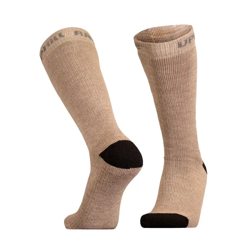 Artic merino Khaki Black Socks