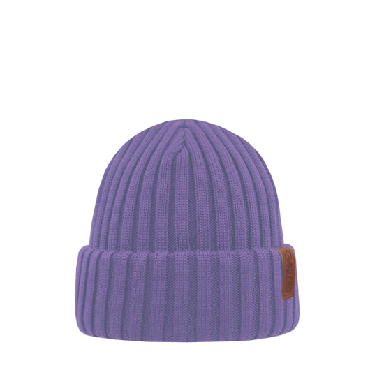 SuperYellow beam merino wool beanie Lilac