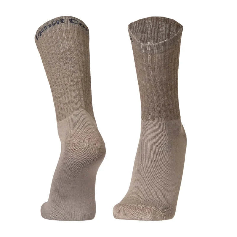 Combat merino khaki socks side