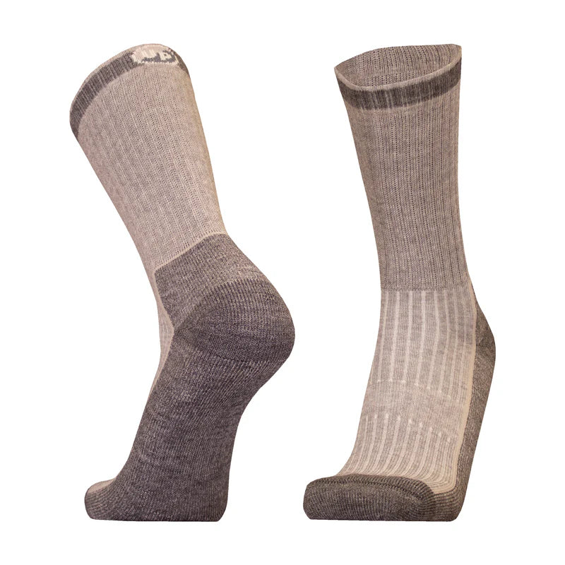 Honka light grey hiking socks side