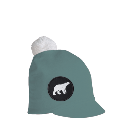 SuperYellow Icy Junior Cap Cotton and Wool Dark Green