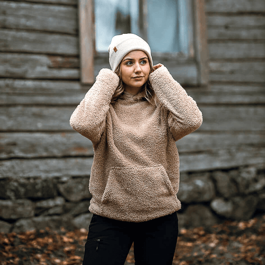 SuperYellow Inari Merino Wool Beanie Vanilla