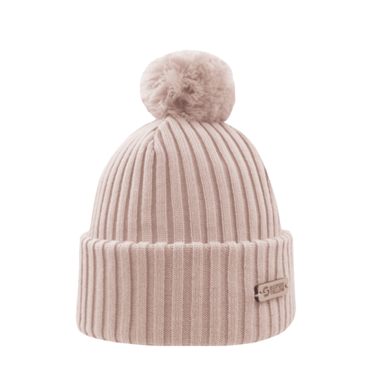 SuperYellow Kide Merino Wool beanie Light Pink