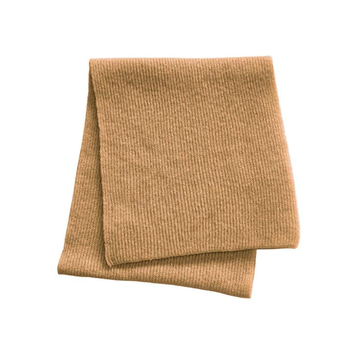 SuperYellow Merino Wool Mohair Scarf Camel