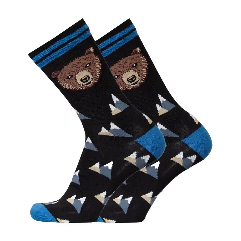 Merino socks black bear for dressing