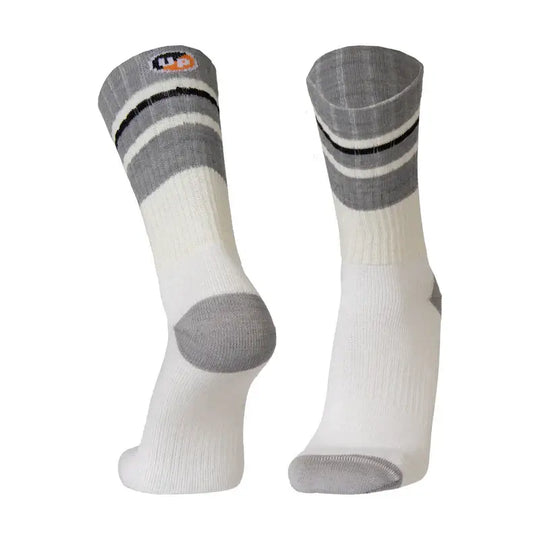 Merinostep White Merino Wool Running Socks side