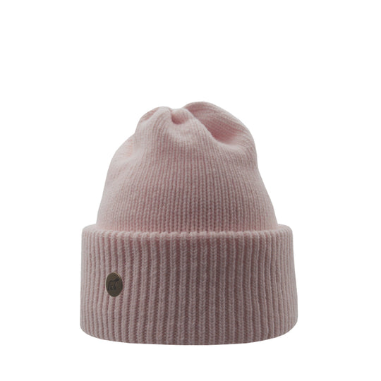 Norden merino wool beanie light pink