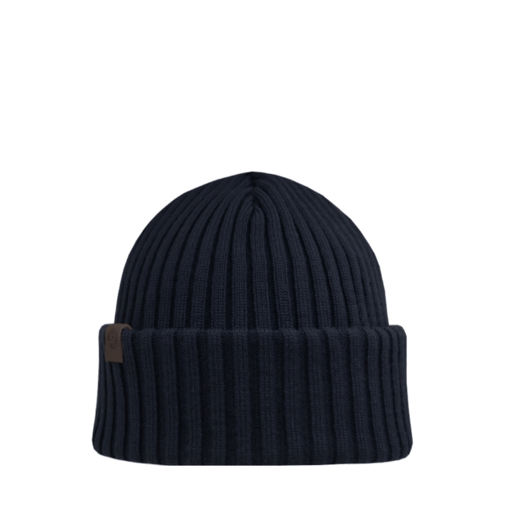 SuperYellow Natur Recycled Merino Wool Beanie Black 