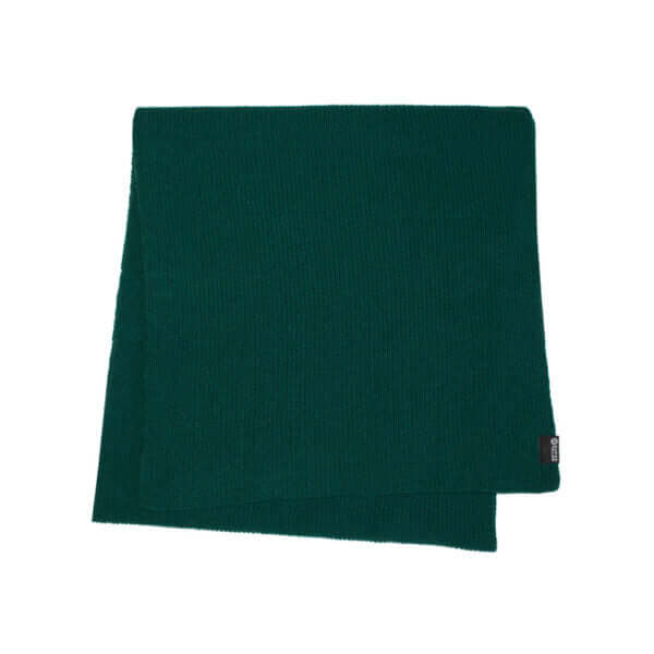 Sandy dark green merino wool scarf