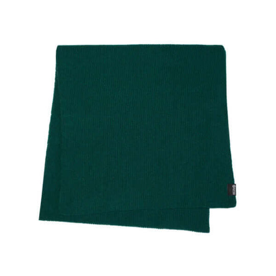 Sandy dark green merino wool scarf