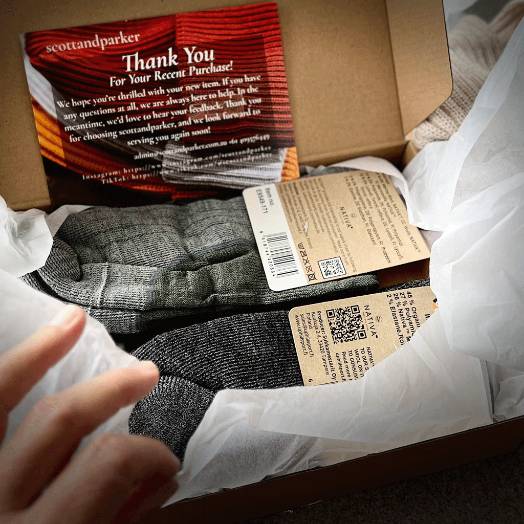 Hiking socks with 4-layer Drytech and Merino Wool