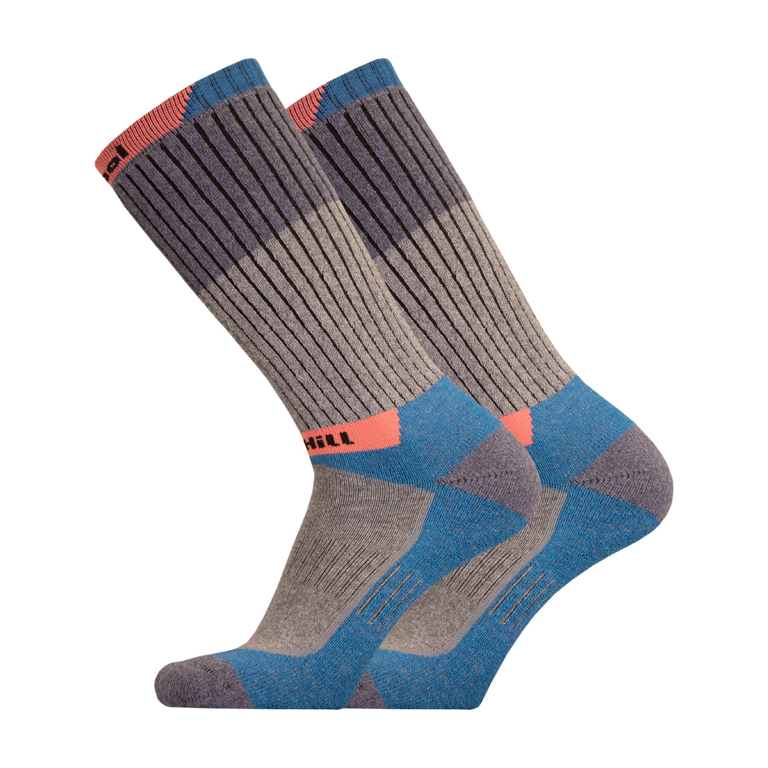 UphllSport Hetta Trekking Sock grey blue side